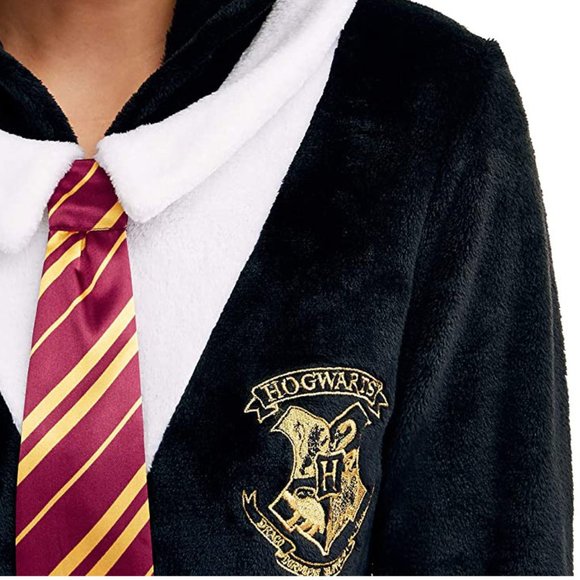 Harry Potter Minky Fleece Union Suit Gryffindor Pajamas PLUSH NWT - Picture 7 of 7